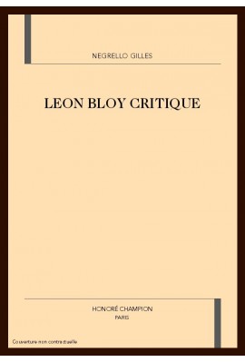 LEON BLOY CRITIQUE