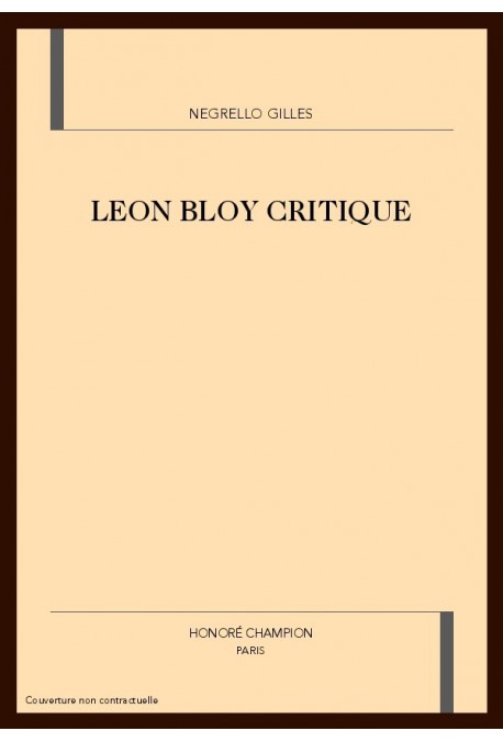 LEON BLOY CRITIQUE