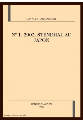 L'ANNEE STENDHALIENNE N°1 2002
