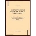 CORRESPONDANCE GENERALE. TOME IV. 1831-1833