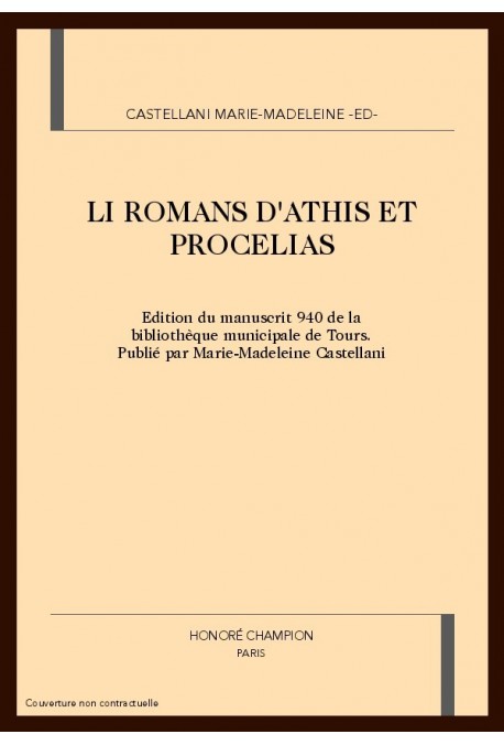 LI ROMANS D'ATHIS ET PROCELIAS
