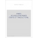 RIMES BOURGUIGNONNES (TEXTE ET TRADUCTION).