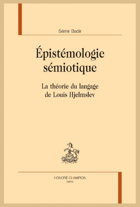 EPISTÉMOLOGIE SÉMIOTIQUE