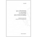 LE CITOYEN CONTRE LES POUVOIRS