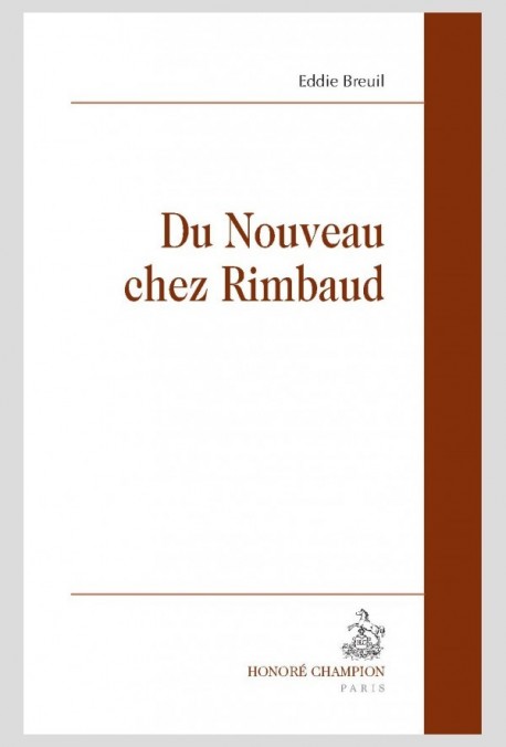 DU NOUVEAU CHEZ RIMBAUD