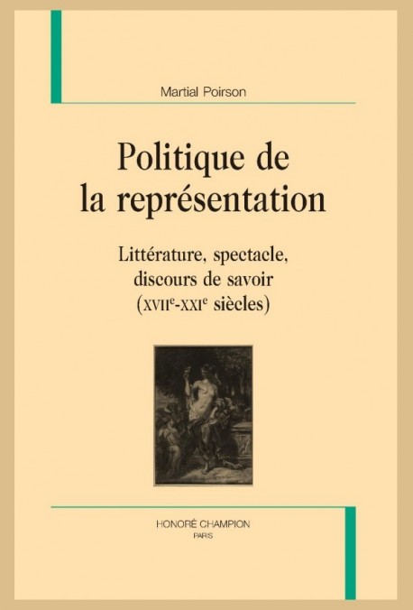 POLITIQUE DE LA REPRÉSENTATION