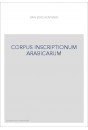 MATÉRIAUX POUR UN CORPUS INSCRIPTIONUM ARABICARUM.