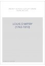 LOUIS D'AFFRY (1743-1810)