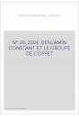 N° 28. 2004. BENJAMIN CONSTANT ET LE GROUPE DE COPPET