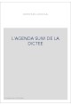 L'AGENDA SUIVI DE LA DICTEE
