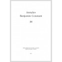 ANNALES BENJAMIN CONSTANT NUMÉRO 38/2013