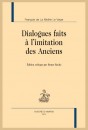 DIALOGUES FAITS À L'IMITATION DES ANCIENS