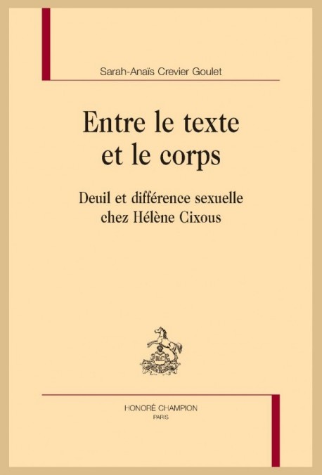 ENTRE LE TEXTE ET LE CORPS