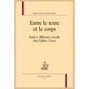 ENTRE LE TEXTE ET LE CORPS