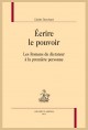 ÉCRIRE LE POUVOIR