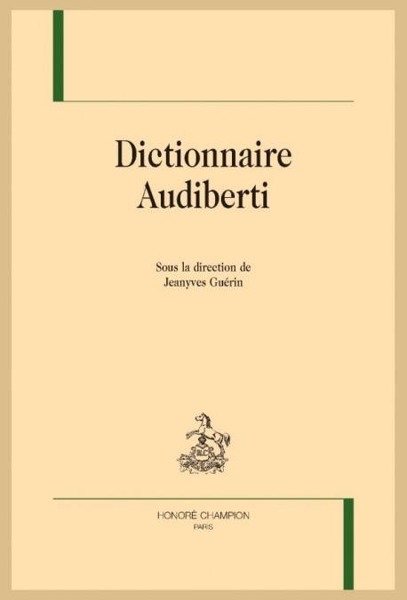 DICTIONNAIRE AUDIBERTI