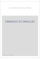 ERRANCES BOTANIQUES