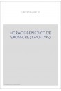 HORACE-BENEDICT DE SAUSSURE (1740-1799)