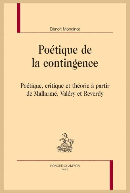 POÉTIQUE DE LA CONTINGENCE