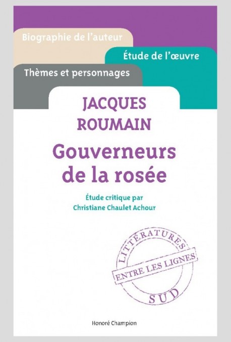 JACQUES ROUMAIN - GOUVERNEURS DE LA ROSÉE
