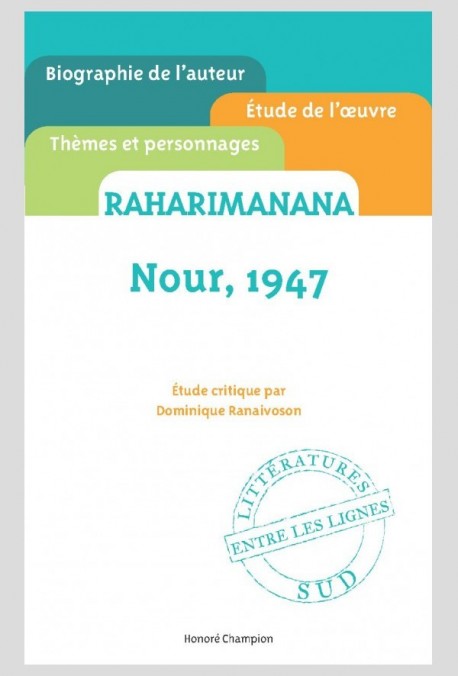 RAHARIMANANA - NOUR, 1947