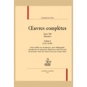 OEUVRES COMPLÈTES. TOME VIII. MÉMOIRES. VOLUME I (1613-1649)