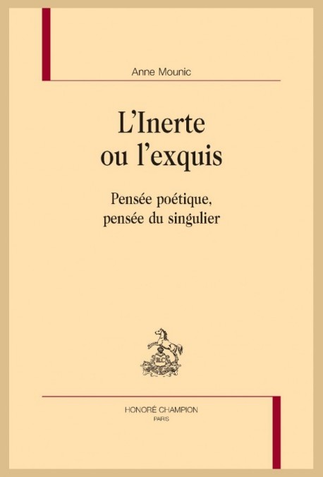 L'INERTE OU L'EXQUIS