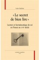 "LE SECRET DE BIEN LIRE"