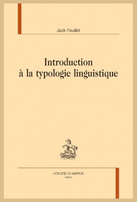 INTRODUCTION A LA TYPOLOGIE LINGUISTIQUE