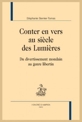 CONTER EN VERS AU SIÈCLE DES LUMIÈRES