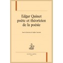 EDGAR QUINET POÈTE ET THÉORICIEN DE LA POÉSIE
