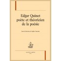 EDGAR QUINET POÈTE ET THÉORICIEN DE LA POÉSIE