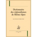 DICTIONNAIRE DES RÉGIONALISMES DE RHÔNE-ALPES