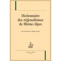 DICTIONNAIRE DES RÉGIONALISMES DE RHÔNE-ALPES