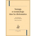 NEOLOGIE ET TERMINOLOGIE DANS LES DICTIONNAIRES