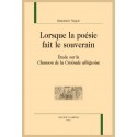 LORSQUE LA POESIE FAIT LE SOUVERAIN