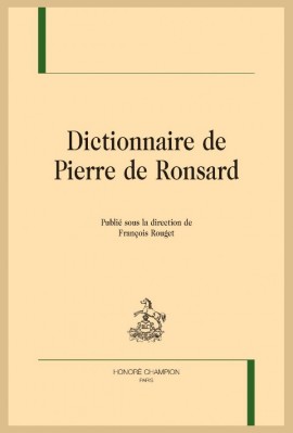 DICTIONNAIRE DE PIERRE DE RONSARD