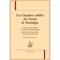 LES CHAPITRES OUBLIES DES ESSAIS DE MONTAIGNE