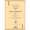 CORRESPONDANCE. LETTRES À MADAME DE MAINTENON, VOLUME VIII, 1651-1706