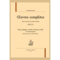 OEUVRES COMPLÈTES, XXVI (1), ÉCRITS POLITIQUES (OCTOBRE 1818-MARS 1820). LE CONSERVATEUR