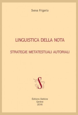 LINGUISTICA DELLA NOTA