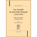LES RECUEILS DE PROVERBES FRANCAIS (1160-1640)