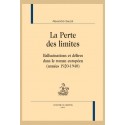 LA PERTE DES LIMITES