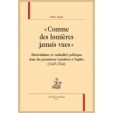 "COMME DES LUMIÈRES JAMAIS VUES"