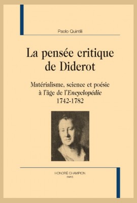 LA PENSÉE CRITIQUE DE DIDEROT