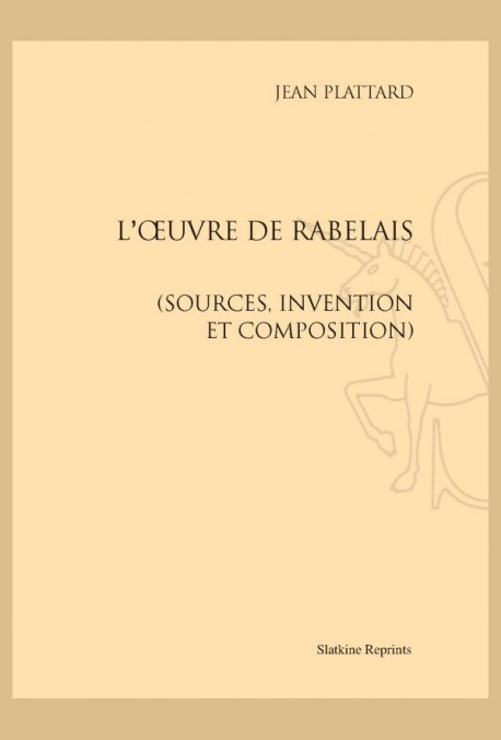 L'OEUVRE DE RABELAIS