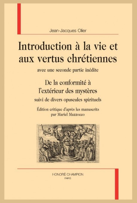 INTRODUCTION À LA VIE ET AUX VERTUS CHRÉTIENNES