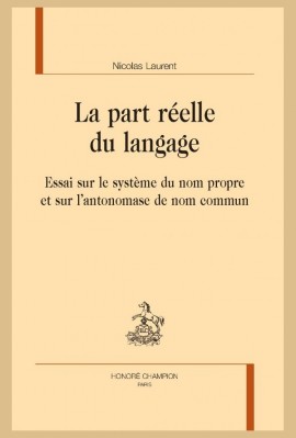 LA PART RÉELLE DU LANGAGE