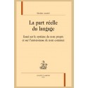 LA PART RÉELLE DU LANGAGE