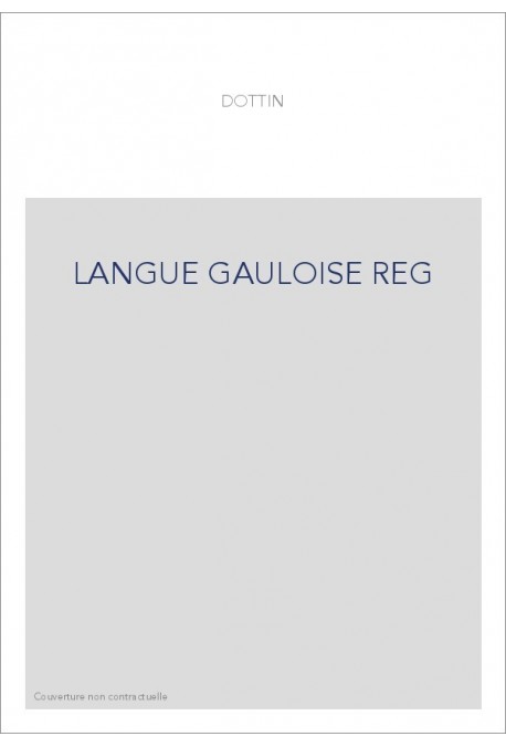 LANGUE GAULOISE REG